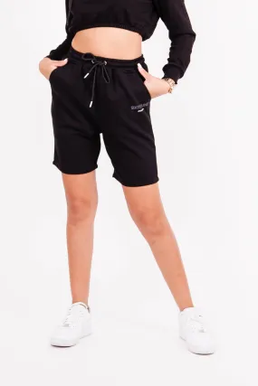 Short coton noir